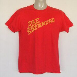 RAE SREMMURD Tshirt, L, Red, Short sleeves, Cotton